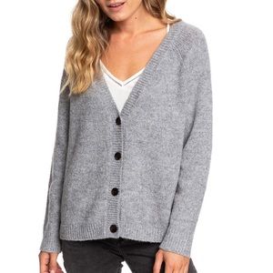 Roxy Gray Cardigan
